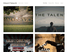 Tablet Screenshot of edwardtabacchi.com